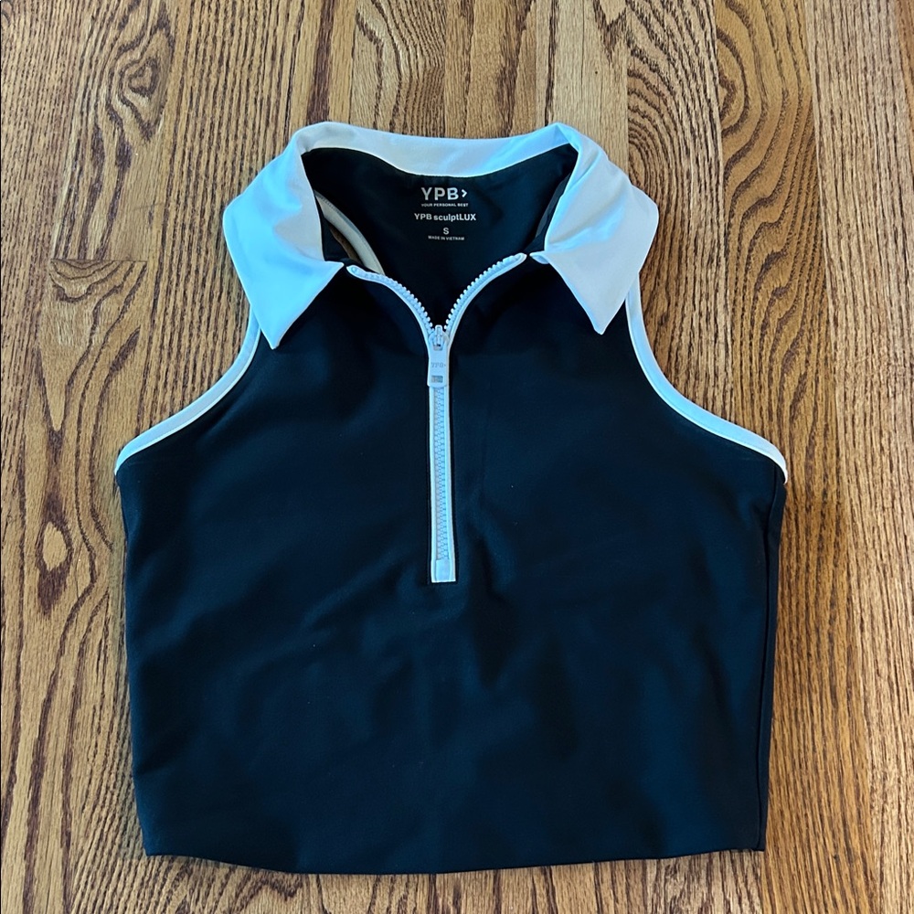 Abercrombie & Fitch YPB Sculpt LUX Polo Tank Sports Bra Size S